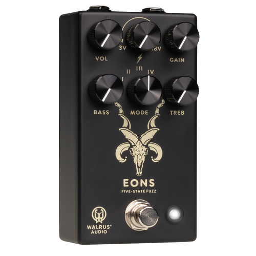 Walrus Audio Eons Five-State Fuzz Effect Pedal, Black