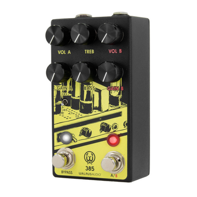 Walrus Audio 385 Overdrive MKII Effect Pedal, Yellow