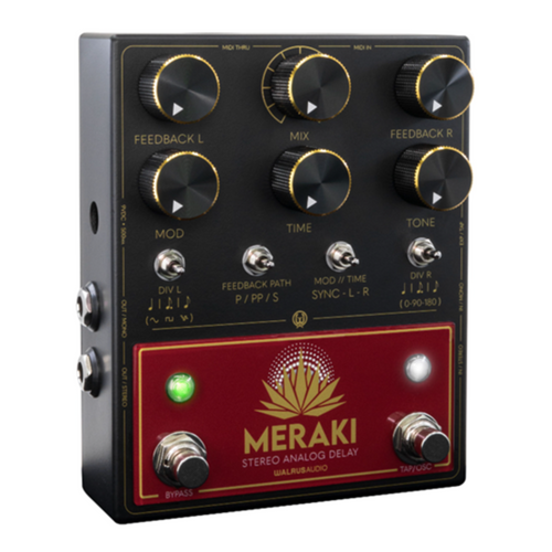 Walrus Audio Meraki Analog Stereo Delay Effect Pedal