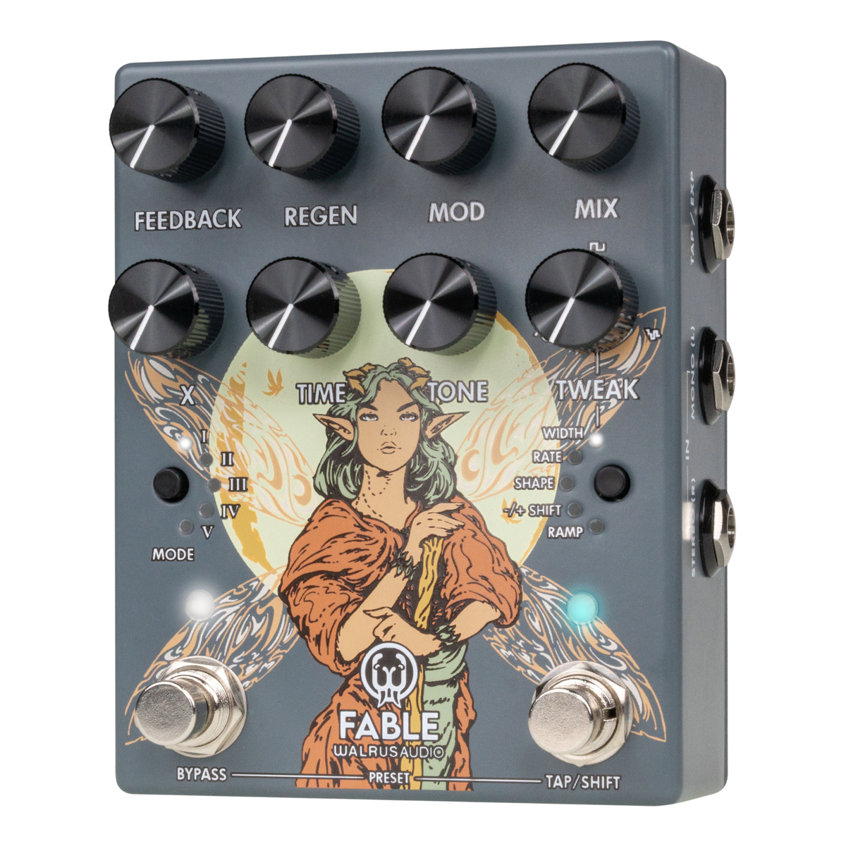 Walrus Audio Fable Granular Soundscape Generator MKII Effect Pedal, Gray