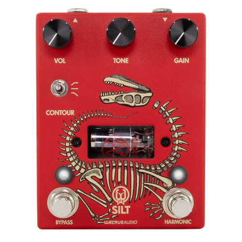 walrus fuzz pedal Walrus Audio SILT Harmonic Tube Fuzz Effect Pedal, Red