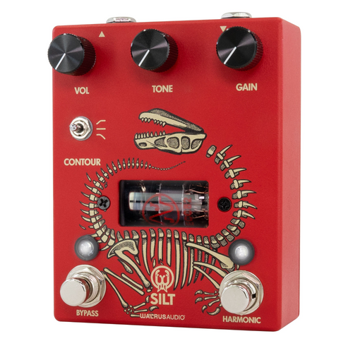 Walrus Audio SILT Harmonic Tube Fuzz Effect Pedal, Red