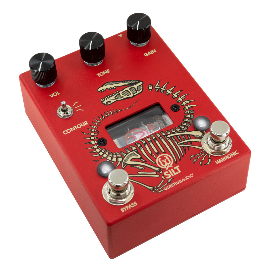 Walrus Audio SILT Harmonic Tube Fuzz Effect Pedal, Red Walrus Audio SILT Harmonic Tube Fuzz Effect Pedal, Red