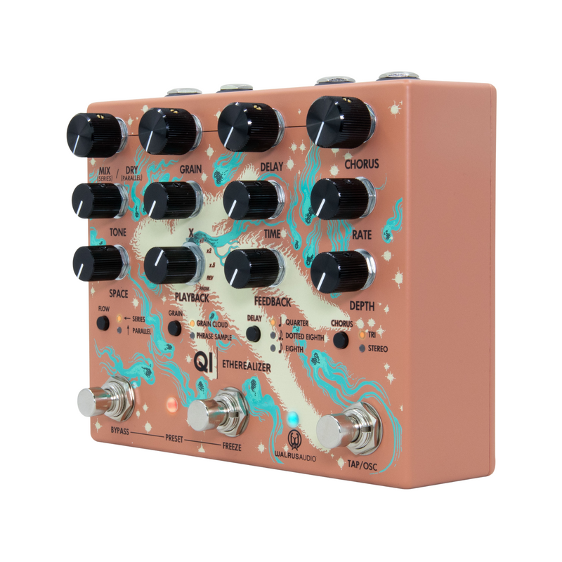 邦楽 20012002 walrus Walrus Audio Qi Etherealizer Stereo Multi Effect Pedal