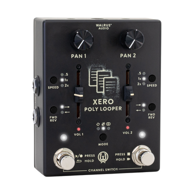 Walrus Audio Xero Polylooper Loop Effect Pedal, Black