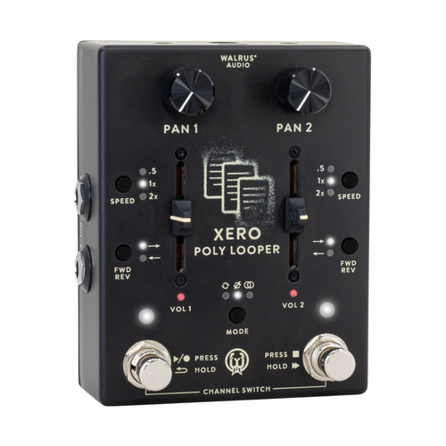 Walrus Audio Xero Polylooper Loop Effect Pedal, Black