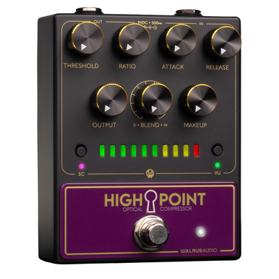 Walrus Audio Highpoint Analog Optical Compressor Effect Pedal