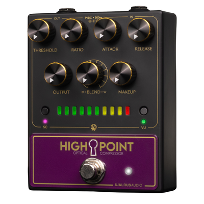 Walrus Audio Highpoint Analog Optical Compressor Effect Pedal