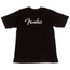 Fender Spaghetti Logo T Shirt, Black