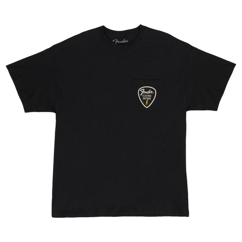 Fender Pick Patch Pocket Tee Shirt, Black