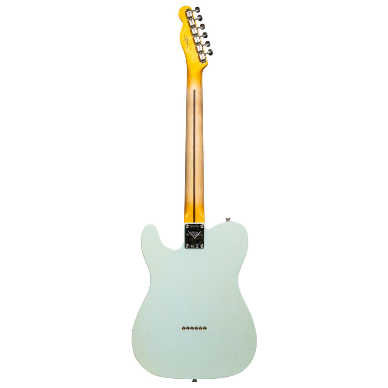 Fender Custom Shop '55 Telecaster Journeyman Relic Electric Guitar, Super Aged Sonic Blue