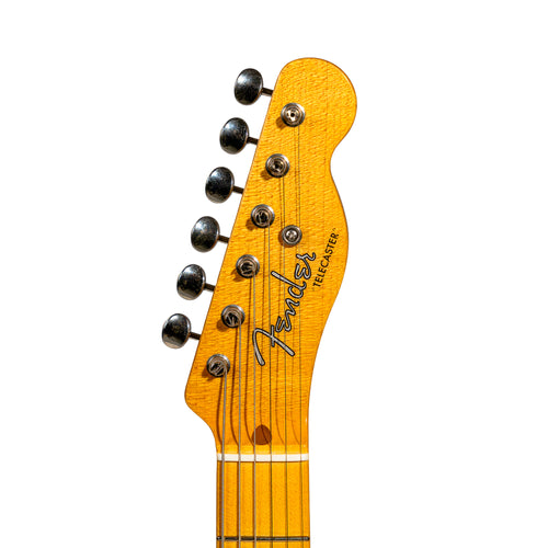 Fender Custom Shop 50s Telecaster DLX Closet Classic Electric Guitar, Copper, David Brown Masterbuilt