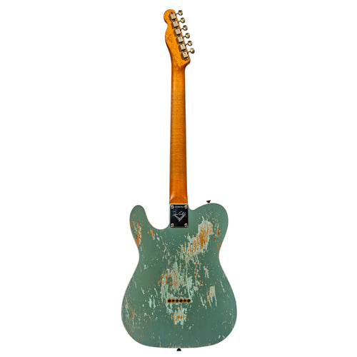 Fender Custom Shop Russo Music '60 Telecaster Custom Heavy Relic Electric Guitar, Eden Green, Dennis Galuszka Masterbuilt