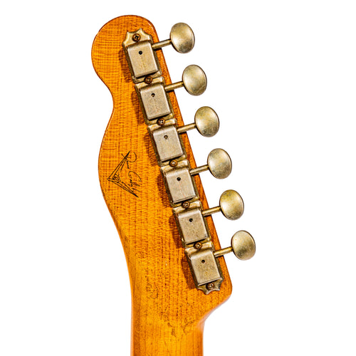 Fender Custom Shop Russo Music '60 Telecaster Custom Heavy Relic Electric Guitar, Eden Green, Dennis Galuszka Masterbuilt