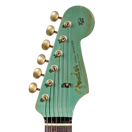 Fender Custom Shop Russo Music '60 Stratocaster Heavy Relic Electric Guitar, Eden Green, Dennis Galuszka Masterbuilt