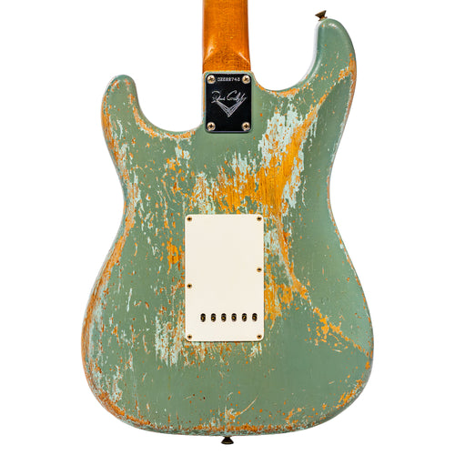 Fender Custom Shop Russo Music '60 Stratocaster Heavy Relic Electric Guitar, Eden Green, Dennis Galuszka Masterbuilt