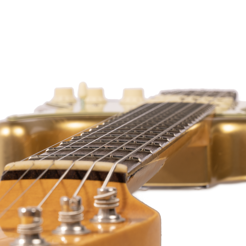 Fender Custom Shop Limited '64 Stratocaster Electric Guitar Journeyman Relic, Aztec Gold
