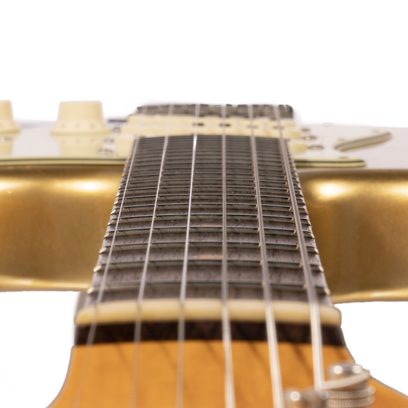 Fender Custom Shop Limited '64 Stratocaster Electric Guitar Journeyman Relic, Aztec Gold