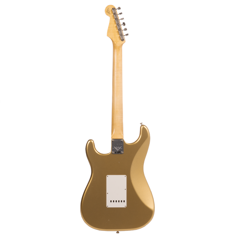 Fender Custom Shop Limited '64 Stratocaster Electric Guitar Journeyman Relic, Aztec Gold