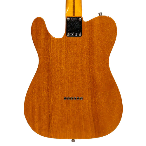 Fender Custom Shop Limited Dual Stack HS Telecaster DLX Closet Classic Electric Guitar, Seafoam Sparkle