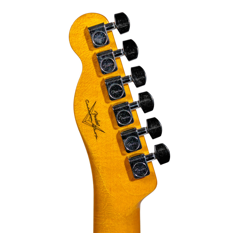 Fender Custom Shop Limited Dual Stack HS Telecaster DLX Closet Classic Electric Guitar, Seafoam Sparkle