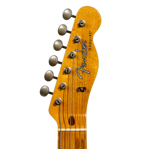 Fender Custom Shop '52 Esquire Journeyman Relic Electric Guitar, Chocolate 3-Color Sunburst