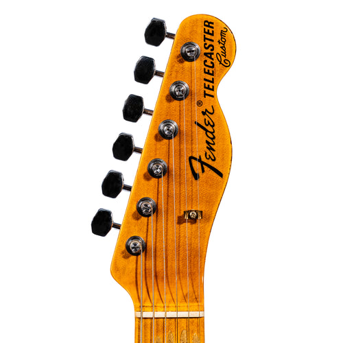 Fender Custom Shop '70s Telecaster Custom Heavy Relic Electric Guitar, Super Faded Aged Surf Green