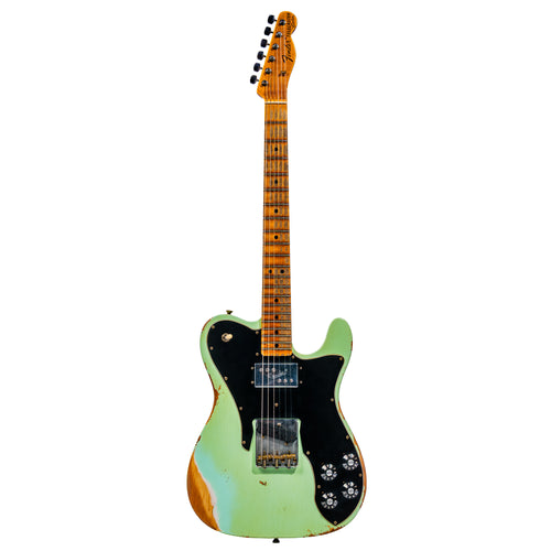 Fender Custom Shop Telecaster Custom Relic Guitar, Faded Surf Green