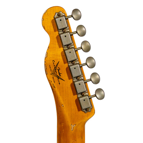 Fender Custom Shop Limited Edition '57 Telecaster Super Heavy Relic Electric Guitar, Black