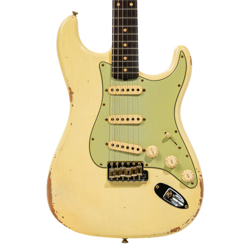 Fender Custom Shop Limited Edition '60 Stratocaster Relic Electric Guitar, Vintage White