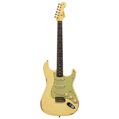 Fender Custom Shop Limited Edition '60 Stratocaster Relic Electric Guitar, Vintage White