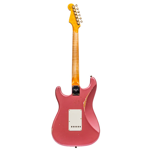 Fender Custom Shop '59 Stratocaster HSS Relic Electric Guitar, Burgundy Mist Metallic