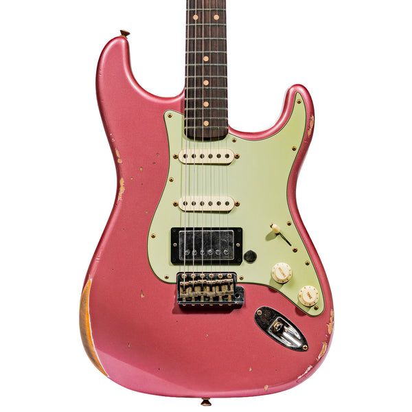 Fender Custom Shop '59 Stratocaster HSS Relic, Burgundy Mist Metallic