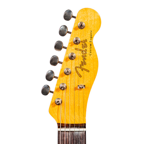 Fender Custom Shop Double Esquire Deluxe Closet Classic Electric Guitar, Aged Olympic White
