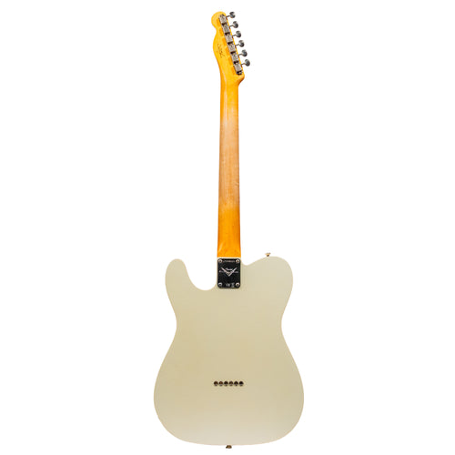 Fender Custom Shop Double Esquire Deluxe Closet Classic Electric Guitar, Aged Olympic White