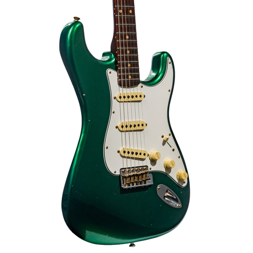 Fender Custom Shop Postmodern Stratocaster Journeyman Relic Electric Guitar, Aged British Racing Green