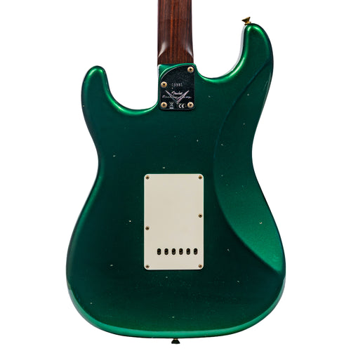 Fender Custom Shop Postmodern Stratocaster Journeyman Relic Electric Guitar, Aged British Racing Green