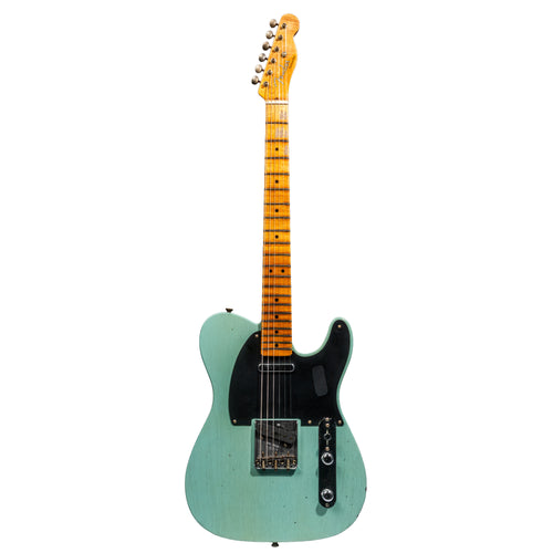 Fender Custom Shop '51 Telecaster Journeyman Relic Electric Guitar, Super Aged Daphne Blue