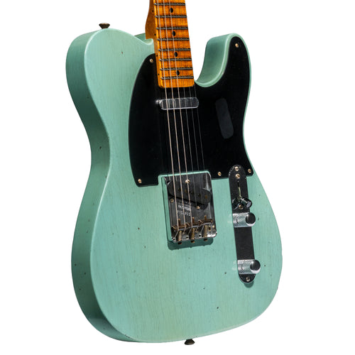 Fender Custom Shop '51 Telecaster Journeyman Relic Electric Guitar, Super Aged Daphne Blue
