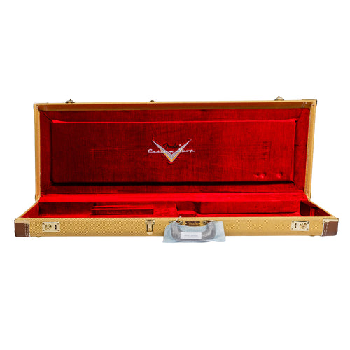 Fender Custom Shop '52 P90 Telecaster Closet Classic Electric Guitar, Faded Chrome Red