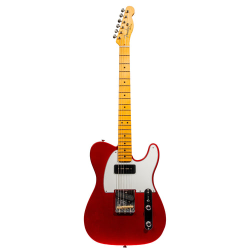 Fender Custom Shop '52 P90 Telecaster Closet Classic Electric Guitar, Faded Chrome Red