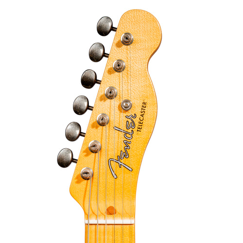 Fender Custom Shop '52 P90 Telecaster Closet Classic Electric Guitar, Faded Chrome Red