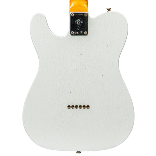 Fender Custom Shop '67 Telecaster Journeyman Relic Electric Guitar, Olympic White