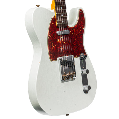 Fender Custom Shop '67 Telecaster Journeyman Relic Electric Guitar, Olympic White