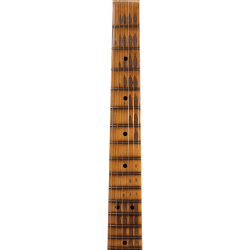 Fender Custom Shop Limited Edition '51 Telecaster Electric Guitar, Super Heavy Relic, Aged Black
