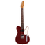 Fender Custom Shop P-90 Mahogany Telecaster Journeyman Relic, Aged Firemist Red Top Natural Back and Sides