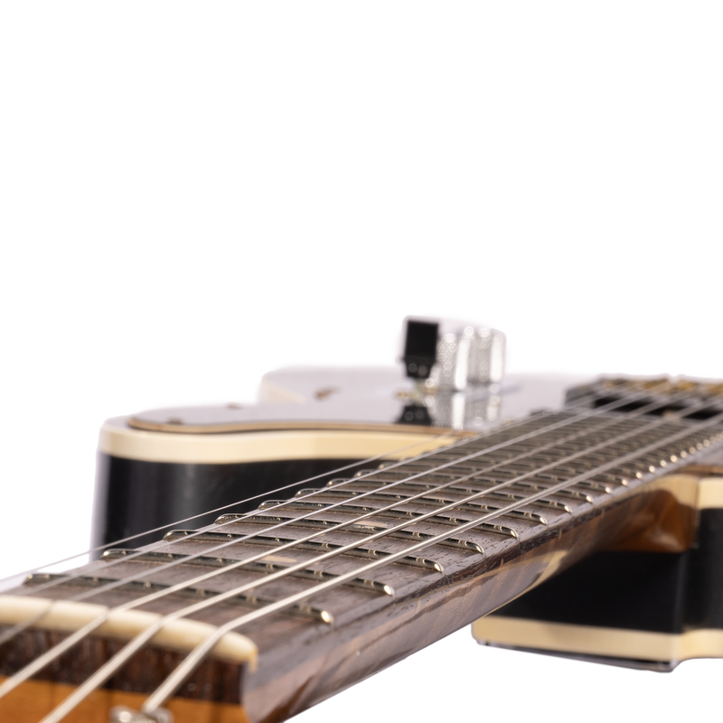 Fender Custom Shop Limited Edition HS Telecaster Custom Relic, Aged Charcoal Frost Metallic