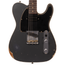 Fender Custom Shop Limited Edition HS Telecaster Custom Relic, Aged Charcoal Frost Metallic