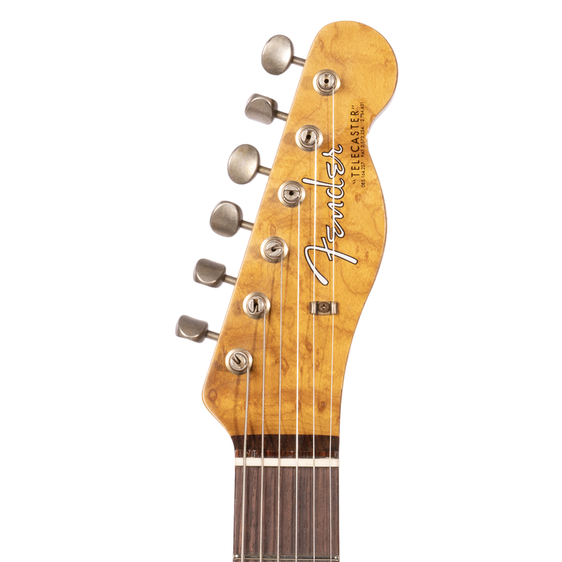 Fender Custom Shop Limited Edition HS Telecaster Custom Relic, Aged Charcoal Frost Metallic