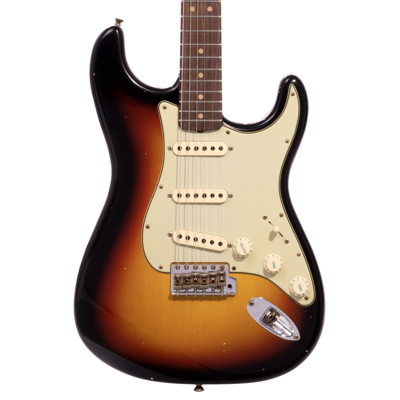 Fender Custom Shop '64 Stratocaster Journeyman, Target 3-Color Sunburst, Electric Guitar